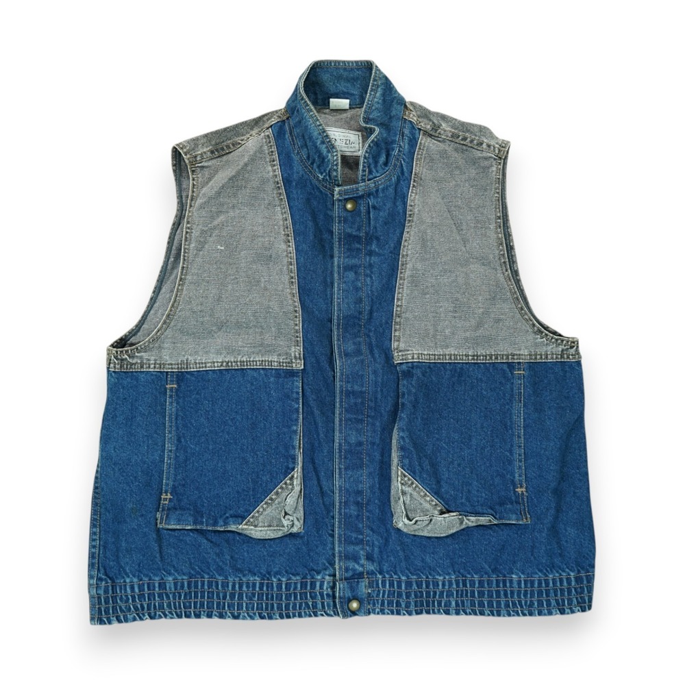 Vintage Venezia Denim Lady Jeans VEST Size 40 Classic trucker‎ 100% Cotton